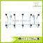 Over the Door 5 Hook Organizer Rack (Black)