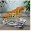 Customized garden decoration life like wild animal tiger sculpture
