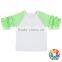 Girls Classic Icing Ruffle Raglan Shirt 3/4 Sleeve Baseball Blank Shirts