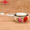 Enamelware casserole /enamel casserole pot milk pot with flower decal