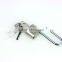 Long shakle nickel plated cast iron padlock, 30mm small lock