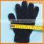 Ladies and Girls black Cotton Knitted magic Gloves for sale 150706V