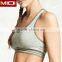 2017 new style fashion sports bra with low MOQ custom elastic sports bra gym clothing women