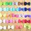 Wholesale 3 inches Little Girls Newborn Flower Hair Bow, Hot Selling Child Hair wear 24 Color Available