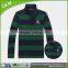 OEM 100 % cotton striped long sleeve men's polo t shirt