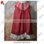 Wholesale boutique WD wolf remake dress summer girls red stripe dress