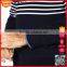 New fashion mens black and white striped knitted vertical stripes sweater