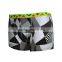 Mans Boxer Cotton Underwear Suit Checks Printed Brief with Elastic Band