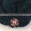 Myfur Classical Cable Knitting Hat and Cap Wholesale Men Beanie Hat Navy Color