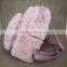 Myfur Baby Pink Girls Real Rabbit Fur Trim Leather Backpack Bag Wholesale