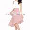 www six photo com ladies pink chiffon asymmetrical skirt