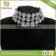 Fashionable short necklace multilayer concave diamond crystal necklace can be paired with anything