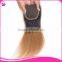 Cheap Lace Closure Body Wave Brazilian Ombre Blonde Hair Closure Piece