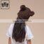 China Wholesale Rabbit Fur Beanies Fur Poms Baby Knit Hat