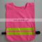 100% Polyster tricot High Visibility vest with child