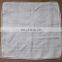100% pure linen lace edged blank handkerchief in white color for wedding/wholesale