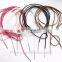 New fashion jewelry black leather bow choker DIY necklace gift for women girl