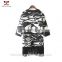 Cheap Clothes Wholesale Zebra Tassel Chiffon Blouse White Black Loose Silk Kimono
