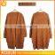 Ladies Cable Knit No Button Chunky Cardigan Sweater