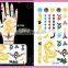 2015 colorful temporary new skining flash finger stickers