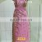 Latest Designs Plain Chiffon Short Sleeve Dress For Women