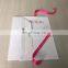 4C printing matte lamination process flat clean rigid box for small bride morning dress