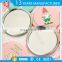 Promotion round plastic mirrors pocket