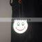 Hot Selling Soft Plastic Reflective Keychain Safety Hanger EN13356