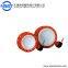 DN1200 Oil Field Full Lined PTFE Turbine Lug Double Flange Butterfly Valve