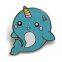Dolphin Glitter Hard Enamel Pin