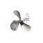 MAU type fixed pitch 4 blade marine copper alloy propeller