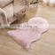 Luxury Home Decorative Long Pile Faux Fur Sheepskin Nature Shape Rug Carpet
