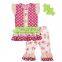2 piece kids girls clothes hot selling children clothing sets