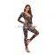 Women Skinny Ruched Playsuit Biker Wear New Arrival Christmas Print Romper Jumpsuit