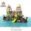 Colorful Amusement  outdoor  water park  slide,water house equipments
