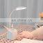 Portable USB charging desk lamp three-speed touch adjustment LED small table lamp student eye protection reading lamp