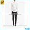 Factory price ladies casual white shirt cheap wholesale clothing
