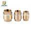 OEM 1/2 3/4 1 11/4 2 Inch NPT Brass Water Vertical Spring Loaded Ball lift Check Valve
