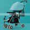 Wholesale High Quality Baby Stroller Aluminum Alloy Frame Linen Canopy Baby Pram Factory Price