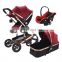 Zhilemei luxury dolls stroller 2 in 1 twin stroller 2 in 1 baby twin stroller 2 in 1