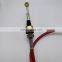 Hot sale three wheeler control cable parts red color outer casing CG200 motorcycle tricycle clutch cable