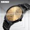 minimalist SKMEI 9140 japan movt quartz watch price stainless steel caseback mens watches