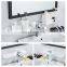 Plastic Multi functional Shower Double Layers Bathroom Storage Shelf Towel Bar Organizer Towel Hanger