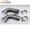 Exhaust tip transfer Tubes For Mercedes W176 Diffuser with Exhaust Installation 304 Stainless Steel Material 2013-2018
