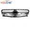 Diamond Radiator Style Front Bumper Mesh Grille Grill for Mercedes Benz GLA Class X156 W156 2014-2016