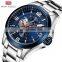 MINI FOCUS MF0199G Man Quartz Watches High Quality Brand Casual Creativity Stainless Steel Strap Clock