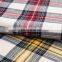 Stable quality custom comfort softener fashion yarn dyed plaid 100% cotton fabrics