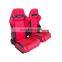 Orange Car Seat Adjustable PVC Leather with Slider Universal Automobile  Car Use Racing Seat
