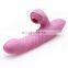 Good Quality Silicone Material Sex Toy for Woman Clitoral Sucking Vibrator with Thrusting Function