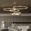 Modern Simple Design Acrylic Ring Pendant Light Lamp Hanging Multi-circular LED Circle Ring Chandeliers & Pendant Lights
